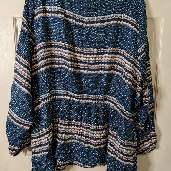 Lane Bryant peplum top/blouse size 22 - Picture 7 of 9